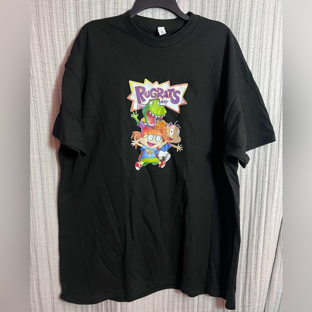 Black Rugrats Graphic Tee - Short Sleeve